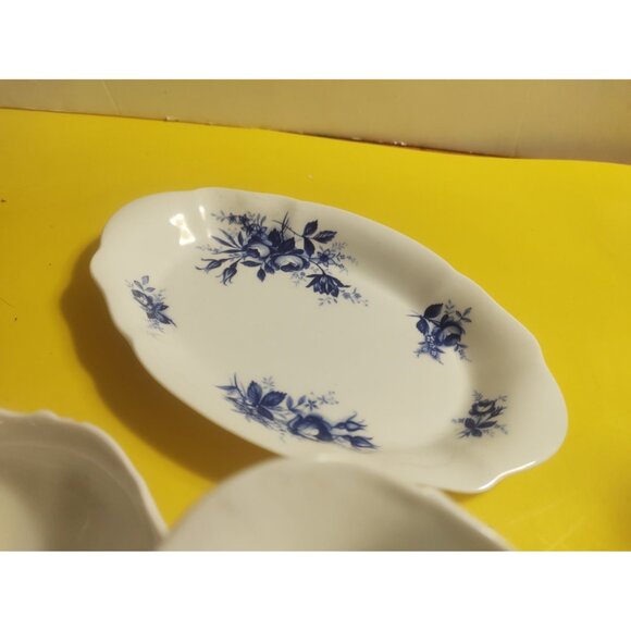 Royal Albert Connoisseur Creamer & Sugar Set Flo Blue - Picture 5 of 8